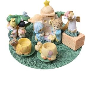 Precious Moments 1998 Nativity Miniature Tea Set Enesco 384585L 10 Piece Set
